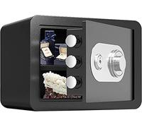RLKHXBS étanche, Coffre-Fort en Acier Ignifuge, Petit Coffret Mural avec clé, Entreprise, hôtel, casiers de sécurité pour Bureau à Domicile, Le Stockage d'argent Liquide