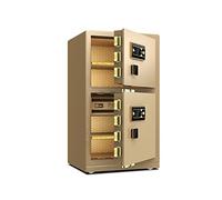 RLKHXBS Fingerprint Security Lock Cabinets Cash Strong Solid Steel TY Jewelry Storage Money ES for Home Office Cash Use Storage Jewelry Documents Valuable