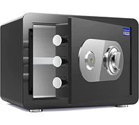RLKHXBS Fireproof and Anti-Theft Steel Safe Small Home Office Cabinet Storage Box Mechanical Code Lock