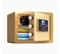 RLKHXBS, Fireproof Imperproof Depilt S Deposit Cash, Electronic Password Fire Antift Antift Embedded Multi-Color -38x30x30cm pour Home Office Cash Us (Gold