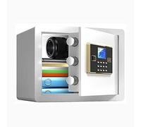 RLKHXBS, Fireproof Imperproof Depilt S Deposit Cash, Electronic Password Fire Antift Antift Embedded Multi-Color -38x30x30cm pour Home Office Cash Us (Whit