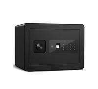 RLKHXBS, Fireproof Imperproof Security Digital Cabinet Empreinte Mot de Passe de Mot de Passe Sécurité électronique, 4 façons de déverrouiller, 35x25x25cm (Couleur: Noir) pour Home Office (Bla (Bla