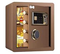 RLKHXBS, Fireproof Imperproofing S and Lock ES, Money Electronic Digital, 36x32x40cm Biométric Fingerric Finger Home Steel, pour Hôtel Office Hotel Cash for Home Offi (BR