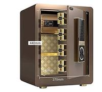 RLKHXBS, Fireproof Imperproofing S and Lock ES, Money Large Digital Home Electronic Digital Secure Electronic Home avec Moyen All Steel Security Office Smart Deposit BO (BR