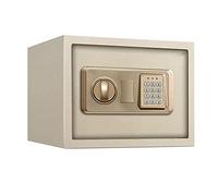 RLKHXBS, Fireproof Waterproof Deposit Digital Security Cash Money Steel for Office Or Home Use Wall Or Floor Mounted - Beige -35X25X25cm for Home Office Cash Use (Whi (Gold