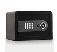 RLKHXBS, Fireproof Waterproof Deposit Digital Security Cash Small Steel Combination Lock Cash Waterproof Key Lock, Electronic Cabinet Built Inclu