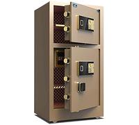 RLKHXBS, Fireproof Waterproof s and Lock ES, Money Hotel s Security Lock ES Biometric Fingerprint Security Cabinets Solid Steel Strong for Home Office Ca (COF