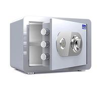 RLKHXBS, Fireproof Waterproof s Small Home, 25cm/ 30cm High, Fireproof and Anti- Theft Steel, Can Be Put in A Cabinet, Easy to Operate for Home Office Cash Use Stor ((Whit