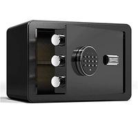RLKHXBS Fireproof Waterproof Safe and Money Box, Safety Cabinet Safes Security Boxes Home & Business Use Digital Electronic Keypad Lock for Stovaluable,Black
