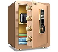 RLKHXBS Fireproof Waterproof Safes and Boxes Electronic Deposit Box,All-Steel Office Home Anti-Theft Lock Box, Cash,A-A