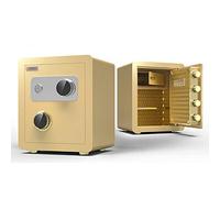 RLKHXBS Fireproof Waterproof Safes Mechanical 40Cm Home Safe Solid Steel Electronic Digital Safety Security Box Cabinet Safe/Gold/40Cm