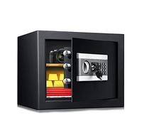 RLKHXBS Fireproof Waterproof Safes Solid Steel Digital Electronic Cash Safety Security Box Pin Number Code Home Office Store Easy Installation Safe Cabinet for Ho