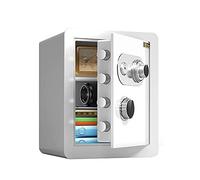 RLKHXBS, Fireproof Waterproof Security Digital Cabinet Fireproof and Anti-Theft, Cabinet Mechanical Code Key Lock, Small 25cm/30cm/45cm for Home Hotel Office (Whi