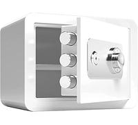 RLKHXBS, Fireproof Waterproof Security Security Document Anti-Theft Waterproof Household Machinery,Steel Small Wall-Mounted Cash for Home Office Cash Us ((Whit