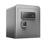 RLKHXBS Fireproof with Digital Keypad Feet,Home Smart Small Metal Deposit Box Safety Cash Jewelry Password Fingerprint Safe, Bedside Table,D