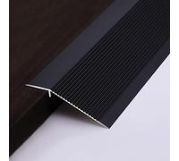 RLKHXBS Floor Transition Strips Uneven Flooring, Extra Wide 10cm Carpet Edge Trim Metal Threshold Strip with Groove, Anti Skid Doorway Reducer Easy to Install