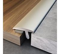 RLKHXBS Flooring Reducer Molding, Floor Transition Strip Wood to Tile Metal Self Adhesive Doorway Threshold Ramp 18mm Wide, Non Slip Reducer Edge Trim