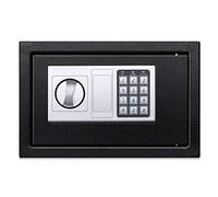 RLKHXBS High Security Code TY Cash Mall Value Lock ES Storage Large Capacity TY Wall s Cabinets Cash ES Digital Membrane Keys on Electronic Panel Black