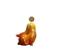 RLKHXBS Home Decor Statues All Copper Entrance Ornament Rabbit Year Auspicious Objects Office Crafts Housewarming Desktop Figurines (B)