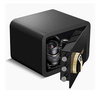 RLKHXBS Home Digital SafeAll Steel Vintage Manual File Lock Cash Insurance Into The Wall Into The Cabinet Anti-Theft 25CM Household