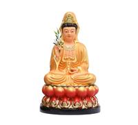 RLKHXBS Home Worship Feng Shui Resin Buddha Statue Office Crafts Living Room Entrance Ornaments Buddhist Statues