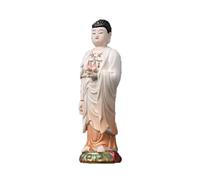 RLKHXBS Home Worship Standing Ceramic Buddha Statue Office Living Room Zen Decoration Ornaments Buddhist Statues