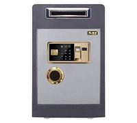 RLKHXBS Hotel s Security Lock ES Cabinets/ES All-Steel Office Wall-Mounted Large Office Cash for Home and Office (Color : Fingerprint Size : 600x380x330mm)