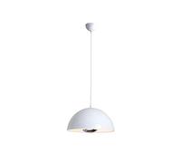 RLKHXBS Indoor Chandelier, Half Round Metal Pendant Lamp, Nordic Style LED Chandelier, Single Head Ceiling Hanging Light, Living Room Dining Room Decoration Lighting Fixture, Adjustable Height