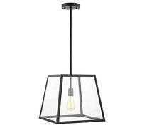 RLKHXBS Indoor Chandelier, Square Glass Metal Pendant Light Adjustable Dome Suspension Wire Light Fixture Suspended Lighting Device Chandelier Shade Suitable for Bedroom, Living Room, Entrance Hall