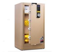 RLKHXBS Large Safe, 3C Certified Anti-Theft Safe, 82cm High, Home Office Password Safes, All-Steel Champagne Safe Deposit Safety,Wall Safes