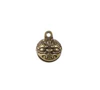 RLKHXBS Lion Tiger Beast Keychain Creative Brass Bell Pendant Copper Products