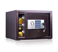 RLKHXBS Lock,Small Insurance Electronic Digital Password Safe -Cash Safes -Cabinet Safes for ID Papers, A4 Documentstop Computers -2 Emergency Keys