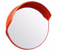 RLKHXBS Miroir de Circulation d'angle Mort de 18 24 30 Pouces avec Grand Angle, Montage Mural/monté sur Poteau, Grand Miroir de Garage pour allée, Miroir de sécurité d'aide au stationnement