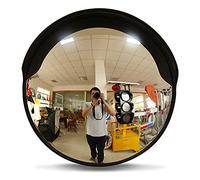 RLKHXBS Miroir de sécurité routière, Miroir d'inspection à lentille routière Grand Angle, Vue Grand Angle réglable, 45 cm/18 Pouces