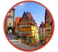 RLKHXBS Miroirs d'angle Mort Ronds de sécurité, Miroir de sécurité routière Convexe, lentille Grand Angle de Circulation extérieure