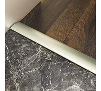 RLKHXBS Moulage du réducteur de plancher, bande de transition de sol bois vers le carreau métallique auto-adhésif rampe de porte de porte 18 mm de large, garniture de bord de réducteur sans glissement