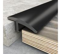 RLKHXBS Moulage du réducteur de plancher, bande de transition de sol bois vers le carreau métallique auto-adhésif rampe de porte de porte 18 mm de large, garniture de bord de réducteur sans glissement