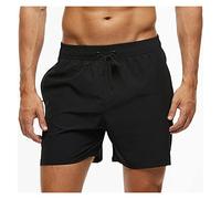 RLKHXBS Pocket de Poche à Quatre Minutes de Poche à Quatre Minutes Pantalons de Plage à Quatre côtés Pantalons de Plage Sportifs Stretch Shorts