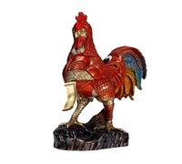 RLKHXBS Porch Combat Chicken Copper Sculpture Crafts Entrance Living Room Decorations Decoration Housewarming Opening Ornaments for The Home