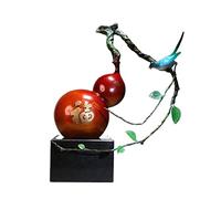 RLKHXBS Porch Decoration Brass Fortune Gourd Ornament Living Room Entrance Decorations Copper Products Sculpture Crafts Ornaments for The Home