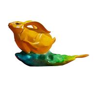 RLKHXBS Porch Decoration Color Copper Entrance Ornament Auspicious Rabbit Crafts Office Desktop Artwork Ornaments for The Home