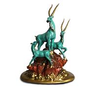 RLKHXBS Porch Decoration Three Open Thai Full Copper Sheep Living Room Entrance to Attract Wealth Decorations Qiao Relocation New Opening Ornaments for The Home