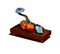 RLKHXBS Porch Full Matter Persimmon Entrance Ornament Living Room Bronze Copper Art Carving Decoration Crafts Ornaments for The Home(35 * 18cm)