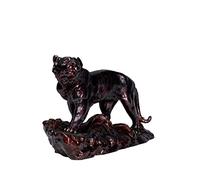 RLKHXBS Porch Tiger Living Room Entrance Decorations Copper Sculpture Decoration Housewarming Opening Ornaments for The Home