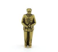 RLKHXBS Président en cuivre Pur Solide Ornement de la sécurité de la sécurité de la sécurité Great Man Mao Zedong Statues Pendant
