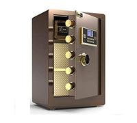 RLKHXBS Produits du Bureau de l'armoire avec Mot de Passe intégré Compartiment Secret ménage 60cm dans Le Mur Petit antivol pour la Maison Le Bureau (Couleur: Noir Taille: 60 33 38 cm)