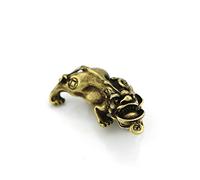 RLKHXBS Pure Copper Auspicious Beast Keychain Made of Brass Solid Small to Help with Finance, Handle Piece, Car Pendant