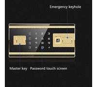 RLKHXBS s and Lock ES Money TY ES for Home Digital Steel Alloy Drop (Color : Gold)