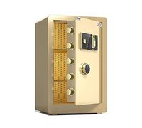 RLKHXBS S en Acier Robuste Grand, casiers de sécurité ignifuges antivol, Armoire électronique avec Verrouillage du Code d'empreinte Digitale, 45 cm / 60 cm / 80 cm de Haut (Couleur: Or, Taille: