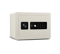 RLKHXBS S Fire Ipring and Antift Steel, Sécurité électronique de Verrouillage de Mot de Passe d'empreintes digitales, 4 façons de déverrouiller, 35x25x25cm (Couleur: Blanc) (Blanc)